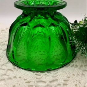 Vintage Anchor Hocking Green Candy Bowl
